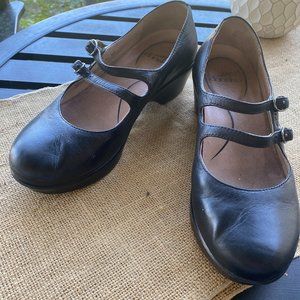 Black Dansko Mary Janes, size 39